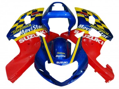 2001-2003 Suzuki GSXR 600 / GSXR 750 Motorcycle Fairings - Blue Red Yellow Canada Websites