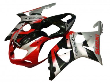 2001-2003 Suzuki GSXR 600 / GSXR 750 Motorcycle Fairing Kits - Silver Red Glossy Black Canada Websites
