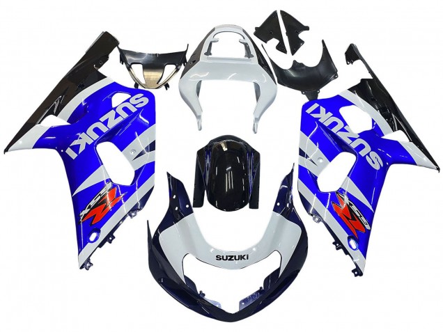 2001-2003 Suzuki GSXR 600 / GSXR 750 Motorcycle Fairings - Blue White Glossy Black Red Canada Websites