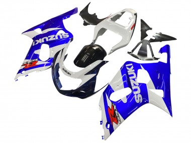 2001-2003 Suzuki GSXR 600 / GSXR 750 Motorcycle Fairing - White Blue Glossy Black Red Canada Websites