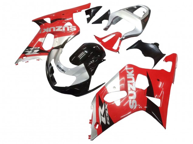 2001-2003 Suzuki GSXR 600 / GSXR 750 Motorcycle Fairing - Red White Glossy Black Canada Websites
