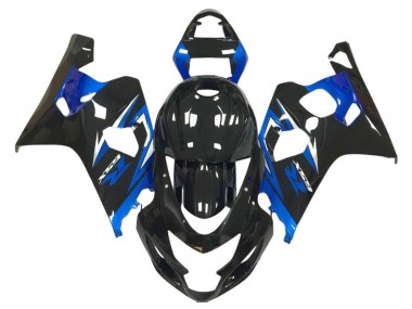 2004-2005 Suzuki GSXR 600 / GSXR 750 Motorcycle Fairings - Glossy Black Blue Canada Websites