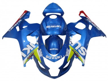 2004-2005 Suzuki GSXR 600 / GSXR 750 Motorcycle Fairings - Blue Green Red Motul Canada Websites