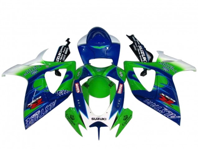 2004-2005 Suzuki GSXR 600 / GSXR 750 Motorcycle Fairings - White Blue Green Canada Websites