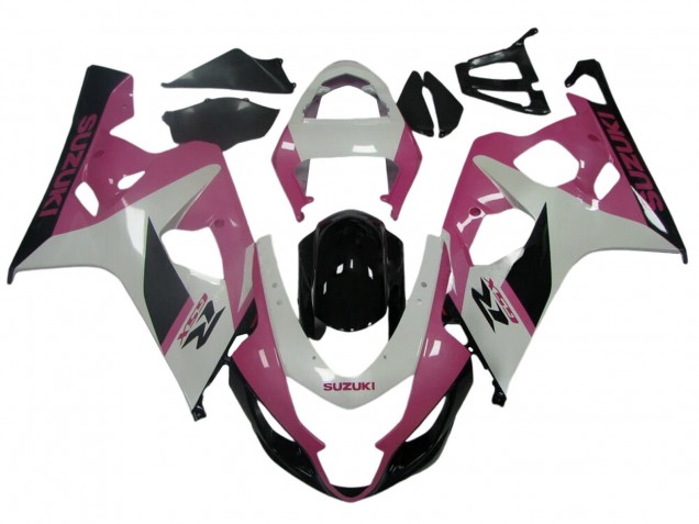 2004-2005 Suzuki GSXR 600 / GSXR 750 Motorcycle Fairings - White Pink Black Canada Websites