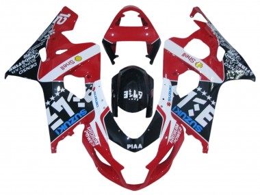2004-2005 Suzuki GSXR 600 / GSXR 750 Motorcycle Fairings - Red White Black Blue Canada Websites