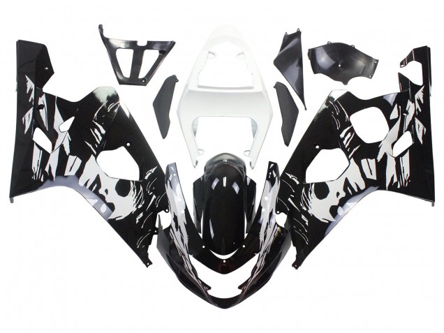 2004-2005 Suzuki GSXR 600 / GSXR 750 Motorcycle Fairing - White Black Canada Websites