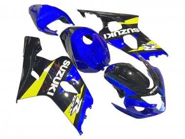 2004-2005 Suzuki GSXR 600 / GSXR 750 Motorcycle Fairings - Blue Yellow Black Canada Websites