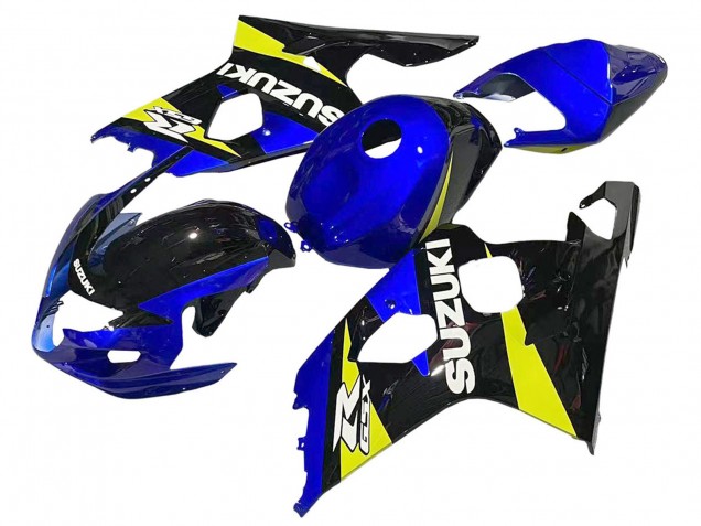 2004-2005 Suzuki GSXR 600 / GSXR 750 Motorcycle Fairings - Blue Yellow Black Canada Websites