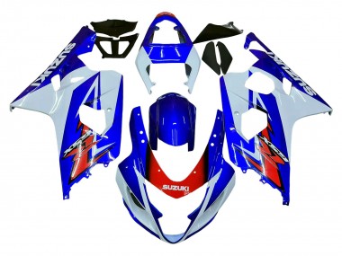 2004-2005 Suzuki GSXR 600 / GSXR 750 Motorcycle Fairing - White Blue Red Canada Websites