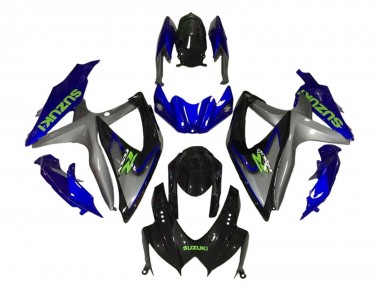 2008-2010 Suzuki GSXR 600 / GSXR 750 Motorcycle Fairings - Blue Grey Glossy Black Green Canada Websites