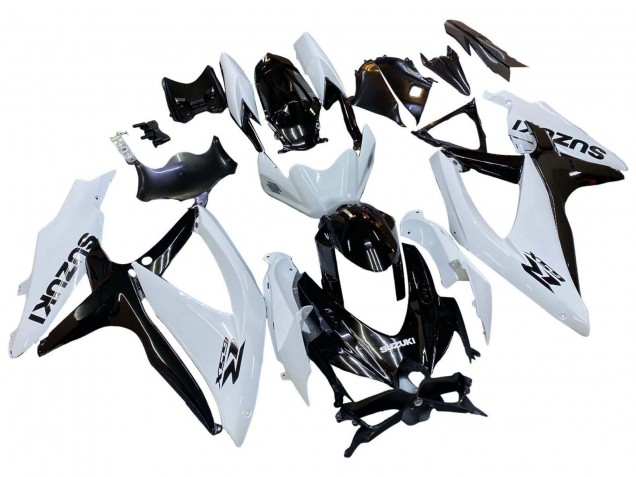 2008-2010 Suzuki GSXR 600 / GSXR 750 Motorcycle Fairing - White Black Canada Websites