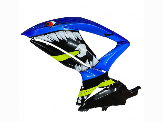 2008-2010 Suzuki GSXR 600 / GSXR 750 Motorcycle Fairings - Blue Fluorescent Green Shark Canada Websites