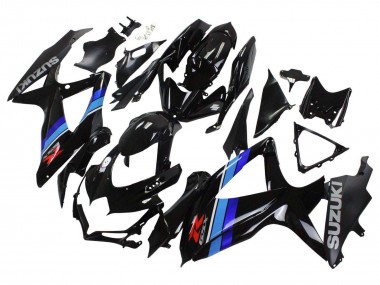 2008-2010 Suzuki GSXR 600 / GSXR 750 Motorcycle Fairings - Glossy Black Blue Canada Websites