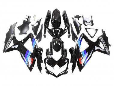 2008-2010 Suzuki GSXR 600 / GSXR 750 Motorcycle Fairings - Glossy Black Blue Canada Websites