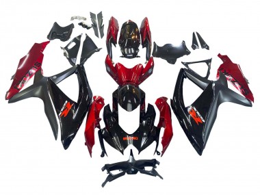 2008-2010 Suzuki GSXR 600 / GSXR 750 Motorcycle Fairing - Red Glossy Black Canada Websites