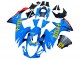 2011-2024 Suzuki GSXR 600 / GSXR 750 Motorcycle Fairings - Blue Gold Red Black Rizla Canada Websites