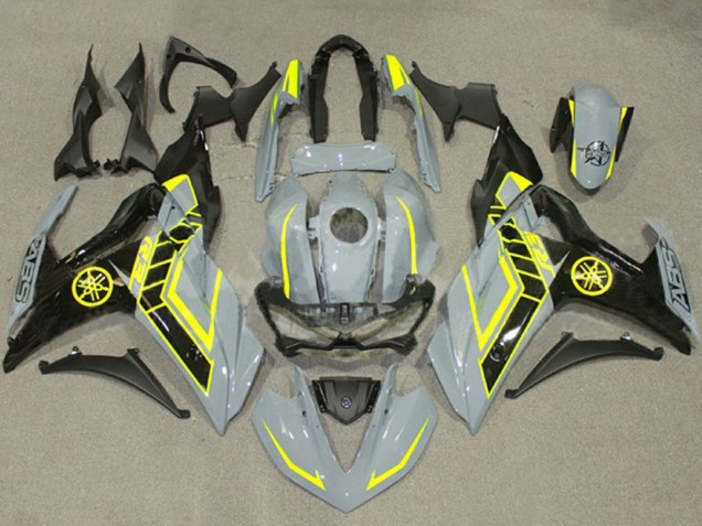 2015-2018 Yamaha YZF R3/R25 Motorcycle Fairings - Nardo Grey Yellow Black Canada Websites