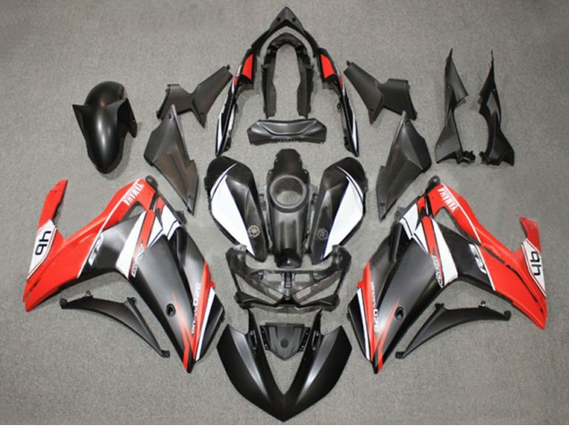 2015-2018 Yamaha YZF R3/R25 Motorcycle Fairings - White Red Matte Black 46 Canada Websites