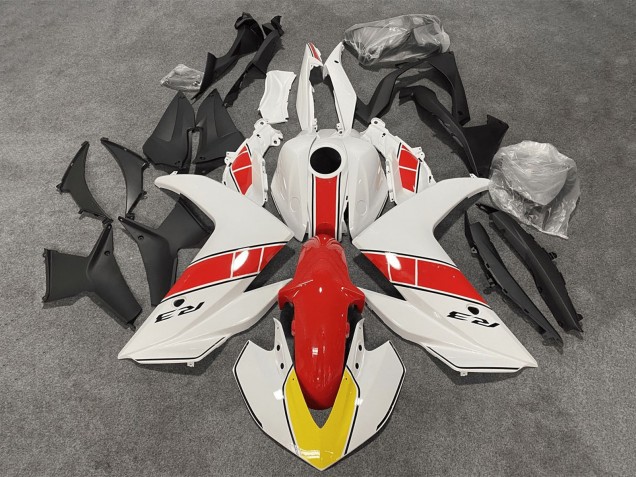 2015-2018 Yamaha YZF R3/R25 Motorcycle Fairings - White Red Black Canada Websites