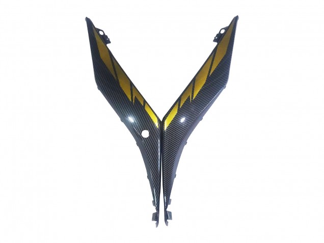 2019-2021 Yamaha YZF R3/R25 Motorcycle Fairings - Gold Black Carbon Fiber Canada Websites