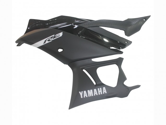 2019-2021 Yamaha YZF R3/R25 Motorcycle Fairings - Matte Black Silver Canada Websites
