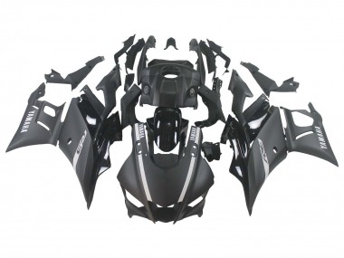 2019-2021 Yamaha YZF R3/R25 Motorcycle Fairings - Matte Black Silver Canada Websites