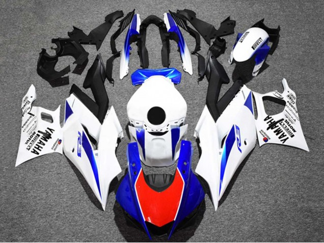 2019-2021 Yamaha YZF R3/R25 Motorcycle Fairings - White Blue Red Black Canada Websites