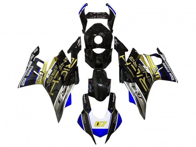 2019-2021 Yamaha YZF R3/R25 Motorcycle Fairings - White Blue Black Gold Trick Star 07 Canada Websites