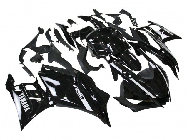 2019-2021 Yamaha YZF R3/R25 Motorcycle Fairings - Glossy Black White Canada Websites