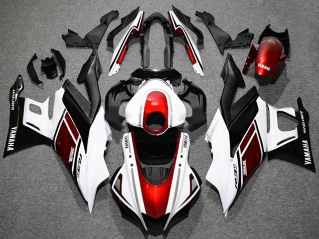 2019-2021 Yamaha YZF R3/R25 Motorcycle Fairings - White Red Black Canada Websites