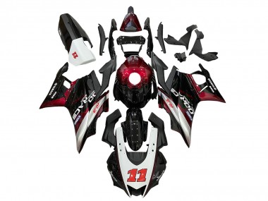 2019-2021 Yamaha YZF R3/R25 Motorcycle Fairings - White Red Black 11 Canada Websites