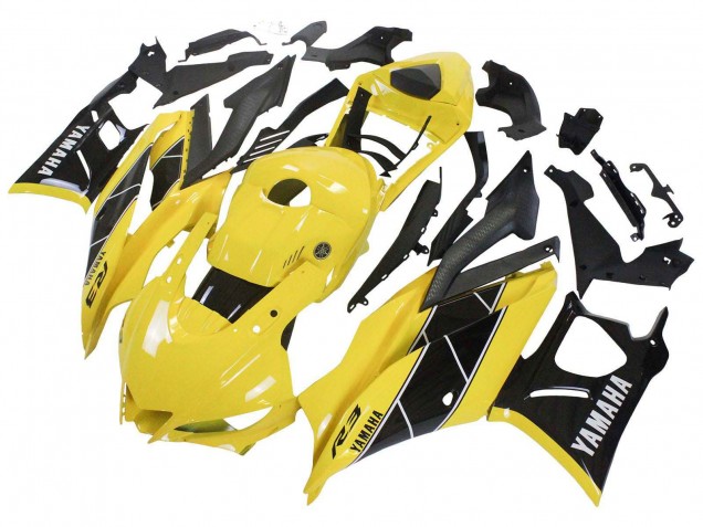 2019-2021 Yamaha YZF R3/R25 Motorcycle Fairings - Yellow Black Canada Websites