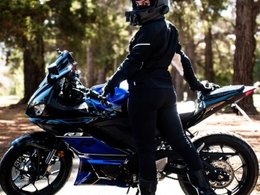 2022-2024 Yamaha YZF R3/R25 Motorcycle Fairings - Blue Glossy Black Canada Websites