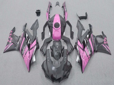 2022-2024 Yamaha YZF R3/R25 Motorcycle Fairings - Pink Black Monster Canada Websites