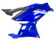 2022-2024 Yamaha YZF R3/R25 Motorcycle Fairings - Blue White Matte Black Canada Websites