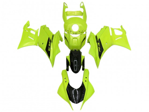 2022-2024 Yamaha YZF R3/R25 Motorcycle Fairings - Neon Green Glossy Black Canada Websites