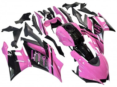2022-2024 Yamaha YZF R3/R25 Motorcycle Fairings - Pink Glossy Black Monster Canada Websites