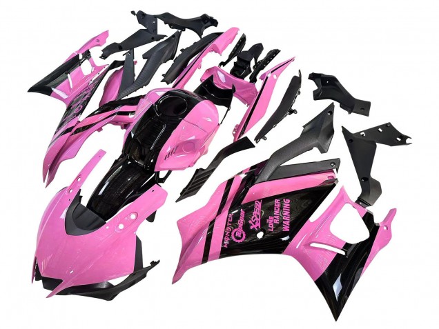 2022-2024 Yamaha YZF R3/R25 Motorcycle Fairings - Pink Glossy Black Monster Canada Websites