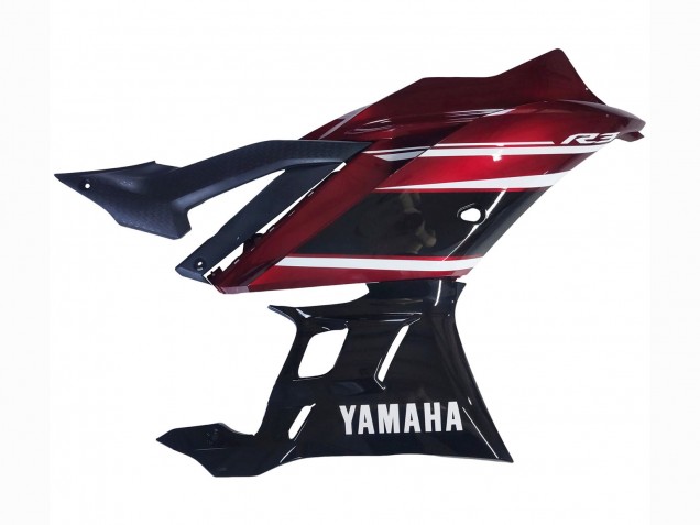 2022-2024 Yamaha YZF R3/R25 Motorcycle Fairing - Red White Glossy Black Canada Websites