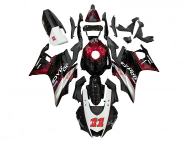 2022-2024 Yamaha YZF R3/R25 Motorcycle Fairings - Red Silver Black 11 Canada Websites
