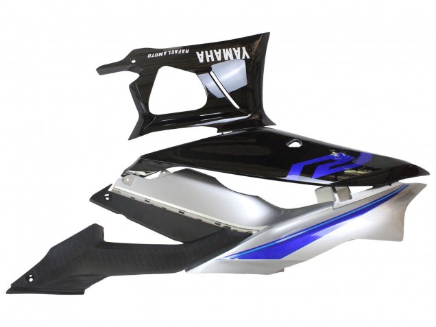 2022-2024 Yamaha YZF R3/R25 Motorcycle Fairings - Silver Blue Glossy Black Canada Websites