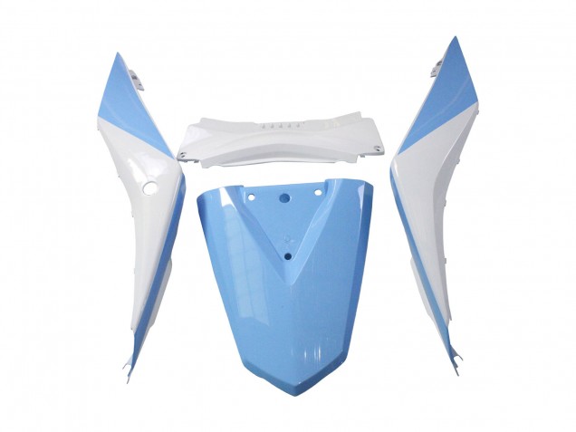 2022-2024 Yamaha YZF R3/R25 Motorcycle Fairings - White Light Blue Canada Websites