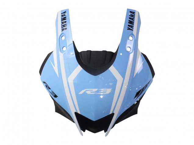 2022-2024 Yamaha YZF R3/R25 Motorcycle Fairings - White Light Blue Canada Websites