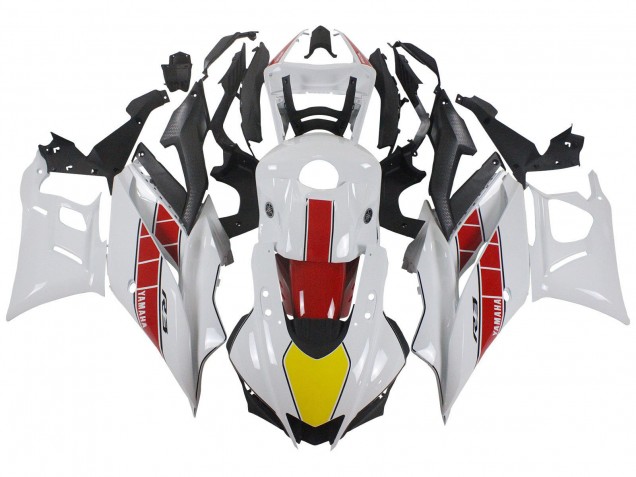 2022-2024 Yamaha YZF R3/R25 Motorcycle Fairings - White Red Yellow Black Canada Websites