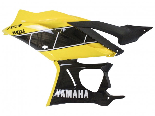 2022-2024 Yamaha YZF R3/R25 Motorcycle Fairing - Yellow Black Canada Websites
