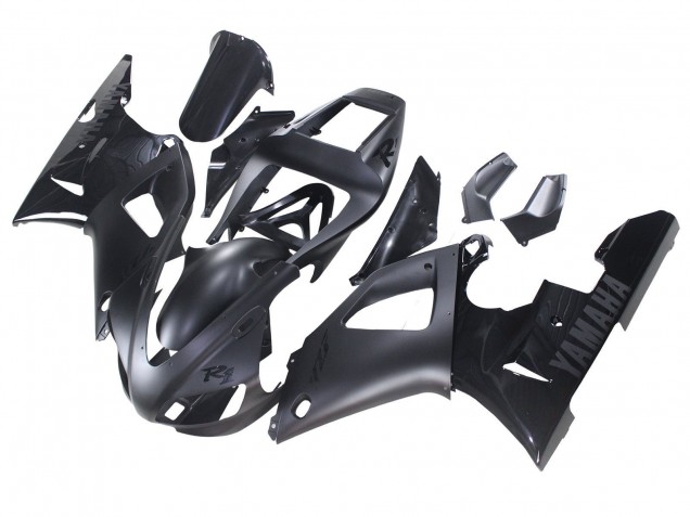 1998-1999 Yamaha YZF 1000 R1 Motorcycle Fairings - Matte Black Glossy Black Canada Websites