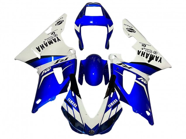 1998-1999 Yamaha YZF 1000 R1 Motorcycle Fairings - White Blue Black Canada Websites