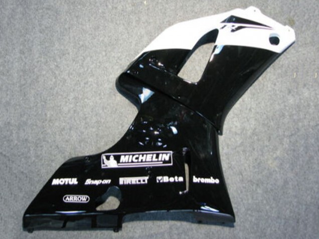 2000-2001 Yamaha YZF 1000 R1 Motorcycle Fairings - Glossy Black White Michelin Canada Websites