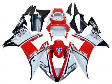 2002-2003 Yamaha YZF 1000 R1 Motorcycle Fairings - White Red Black Petronas Canada Websites